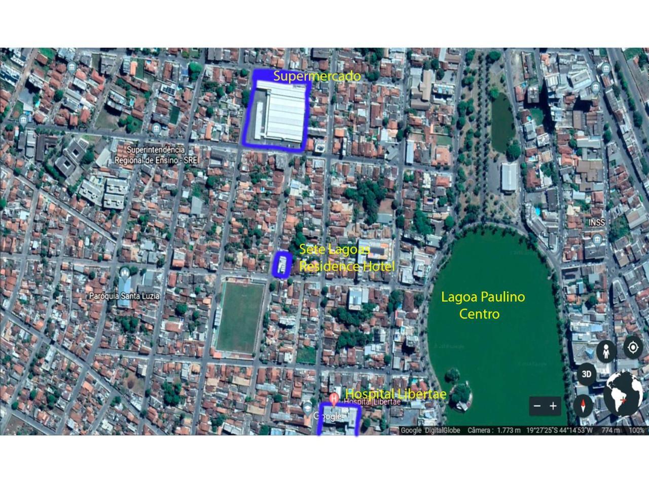 Sete Lagoas Residence Hotel Extérieur photo